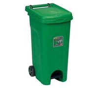 Carro De Basura Marca Stefanplast Modelo 25601, Verde