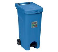 Carro De Basura Marca Stefanplast Modelo 25602, Azul