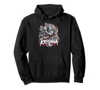 Carro de Batalla con Forma de Loto con Flauta Divina Krishna Sudadera con Capucha