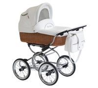 Carro de bebé clásico Scarlett Vintage - COLOR : Blanco_2, PIEZAS: Dos piezas ( -45 €)