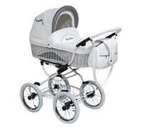 Carro de bebé clásico Scarlett Vintage - COLOR : Gris, PIEZAS: Dos piezas ( -45 €)