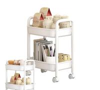 Carro de cocina rodante - Estante móvil impermeable, organizador utilitario antideslizante, soporte de almacenamiento de secado rápido | Carro de cocina de baño, para botellas, toallas, ac