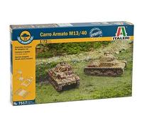 Carro De Combate M13/40 Tanque 1:72 Kit De Modelo De Plástico ITALERI