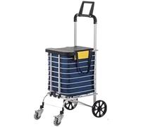 Carro de compras portátil de aluminio plegable y ligero para escalada, fácil transporte para comestibles y artículos esenciales