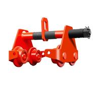 Carro de empuje de acero con viga, ancho ajustable de 8,6 a 20,3 cm for garaje, carro manual de 2 toneladas | Capacidad de 2047 kg