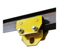 Carro de empuje de acero for vigas de garaje, carro manual de alta resistencia con vigas en I, construcción robusta de acero for vigas rectas y curvas.(2200lbs)