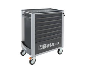 Carro de herramientas Beta 8 cajones, 398 piezas, BW 2400S G8/E-L, gris
