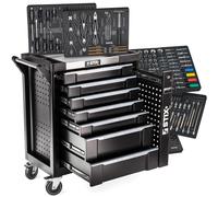 Carro de herramientas incl. herramienta 7 cajones rellenos inserciones de...