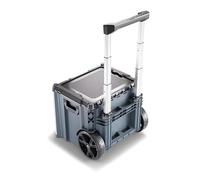 Carro de herramientas L-BOXX Contractor Large Rolling Tool Box - taller rodante, impermeable IP65 - caja de herramientas robusta con mango telescópico, compartimento adicional y bloqueo de seguridad