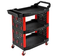 Carro de Herramientas portátil para reparación de automóviles, Estante para Botellas de detallado de automóviles, Mesa de Trabajo con Carrito para reparación y Limpieza de automóviles.