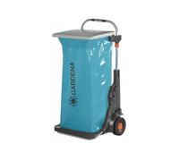 Carro de Jardín Gardena 232-20, hasta 70kg, ruedas grandes, doble tapa, azul