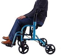 Carro de la compra con marco para caminar, ayuda a la movilidad, carrito de compras para adultos, personas mayores, ancianos, estrella de luz