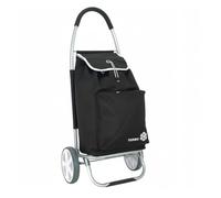 Carro de la Compra Plegable con Bolsa Térmica 100% Alumino Super Ligero 60L litros para Subir Escaleras, Carrito del Mercado, Bolsa Impermeable isotérmica. (Negro)