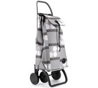 Rolser - I-Max Logos Negro, Gris, Blanco Bolsa para carrito de la compra