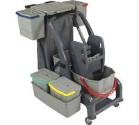 Carro de limpieza CombiX PRO Sprintus, 1 cubo de 18 l, 1 cubo de 25 l