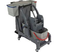 Carro de limpieza CombiX XL Sprintus, 1 cubo de 18 l, 1 cubo de 25 l
