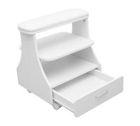 Carro de manicura pedicura profesional, mueble de almacenamiento de uñas, mesa de trabajo estético móvil, 3 niveles con cajón, carga 50 kg, ruedas bloqueables, salón de belleza Nail Art