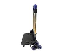 Carro de mochila con 6 ruedas para equipaje, plegable, carrito de mano multifuncional para mochilas escolares, bolsa para mascotas