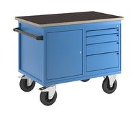 Carro de montaje eurokraft pro, 1 armario, 1 cajonera