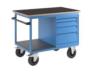 Carro de montaje eurokraft pro, 4 cajones