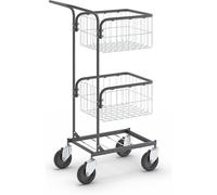 Carro de oficina KOMPAKT eurokraft pro, armazón de color negro intenso