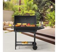 Carro de Parrilla 95x108x61cm Negro