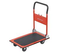 Carro de plataforma (Ajuste de altura: 83 cm - 100 cm, Acero, 150 kg, Abatible)