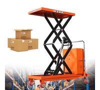 Carro de plataforma de elevación pesado de 150 kg, ruedas silenciosas, altura de elevación de 700 x 450 mm, diseño portátil para montaje de maquinaria y logística manual, ideal para uso en almacén