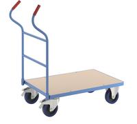 Carro de plataforma eurokraft pro, con manija