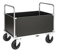 Carro de plataforma galvanizado Kongamek, caja alta