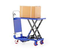Carro de plataforma mesa elevadora carretilla hidraulica taller - 150 kg
