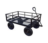 Carro De Plataforma Servicio Pesado, Carretilla Manual Utilitaria 660 LB con Ruedas Neumáticas For Mudanzas Almacén Y Jardín