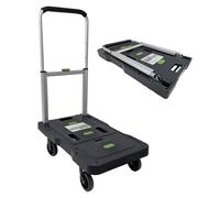 Carro de Plataforma Transporte Carretilla Plegable 150KG Ligero Altura