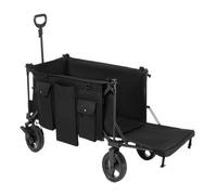 Carro de remolque portátil para reuniones de camping y eventos, ligero y fácil de transportar
