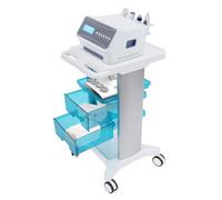 Carro de salón de belleza: carrito de cosméticos con 2 cajones, carrito de herramientas de belleza, ideal para peluquería y salón