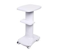 Carro de salón de belleza con ruedas y estantes de almacenamiento, equipo de belleza, carrito de peluquería, carrito de peluquería profesional, adecuado para salón de belleza, hospital, salón, hogar