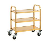 Carro de servicio - 3 bandejas - Royal Catering - hasta 300 kg - estantes: 69 x 40 cm