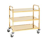 Carro de servicio - 3 bandejas - Royal Catering - hasta 300 kg - estantes: 89,5 x 49,5 cm