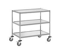 Carro de servicio - 3 niveles - Hasta 60 kg - Bandejas: 84.5 x 52.5 x 80 cm - Royal Catering
