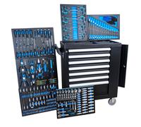 Carro de Taller Equipado Caja para Herramientas Coche 7 Cajonera 6 Lleno De