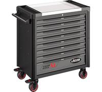 Carro de taller ViGOR Serie XL, vacío V4481-X, 8 cajones, encimera de acero inoxidable, 500 kg de capacidad de carga, tope extraíble a ambos lados, asa, protección de cantos, 949 x 523 x 1017 mm