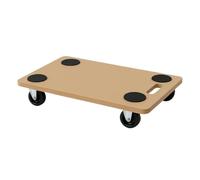 Carro de Transporte 58 x 30 cm con Ruedas 360° Antideslizante - Plataforma para macetas, bomboneras, Muebles - Alta Resistencia, asa ergonómica, Ruedas de Nailon - para casa, Oficina, jardín (1)