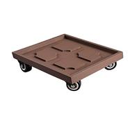 Carro de Transporte para macetas con Ruedas de Alta Resistencia - Transportador de macetas cuadradas para una fácil Movilidad, soporta 75 kg, Ideal para jardinería Interior y Exterior, durad
