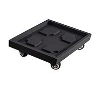 Carro de Transporte para macetas con Ruedas de Alta Resistencia - Transportador de macetas cuadradas, soporta 75 kg, Ideal para jardinería Interior y Exterior, fácil Movilidad para el cuidad