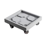 Carro de Transporte para macetas de Alta Resistencia con Ruedas - Capacidad de 75 kg. Transportador de macetas cuadradas, Ideal para Uso en Interiores y Exteriores. Carro móvil para el trasl