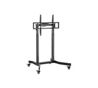 Carro de TV motorizado Equip 650632 55"-100" elevación eléctrica, ruedas bloqueo, negro