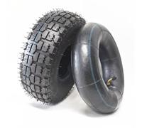 Carro de válvula doblada 4.10/3.50-4 de 10 pulgadas, tubo interior y neumático, construcción de goma, resistente al desgaste y dimensionalmente estable, para ruedas de 260 x 85 pulgadas