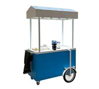 Carro De Vendedor De Comedor Portátil, Carro De Comida Móvil con Dosel, Soporte De Exhibición De Comida Al Aire Libre For Mercados Callejeros Al Aire Libre Y Espectáculos De Artesanía(C)