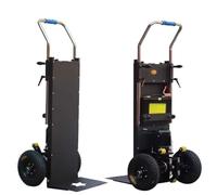 Carro eléctrico para escalera, batería extraíble, 1200 W/1500 W, carretilla de mano plegable con capacidad de carga de 400 kg, plataforma para subir escaleras