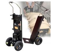 zhyunvd Carro Eléctrico para Subir Escaleras,Carros para Subir Escaleras con Carga,Carretilla para Subir Escaleras Eléctrica Portátil,Mover Muebles, Equipos Pesados, Materiales De Construcción A